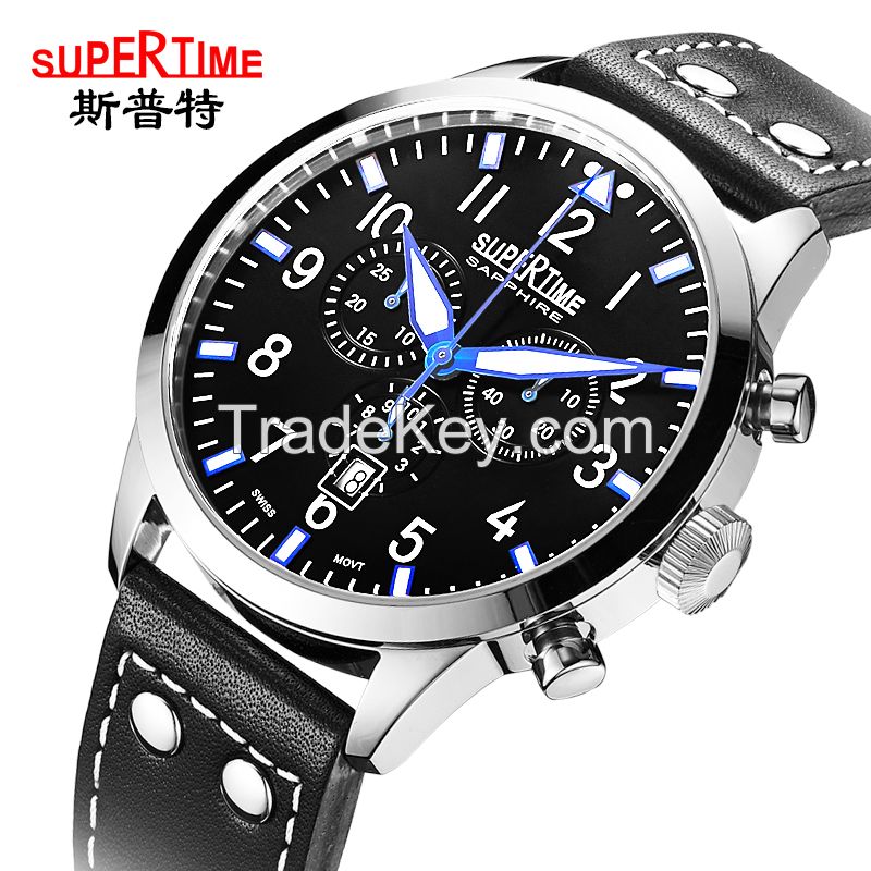 Wholesale men's quartz watch best gift for friends