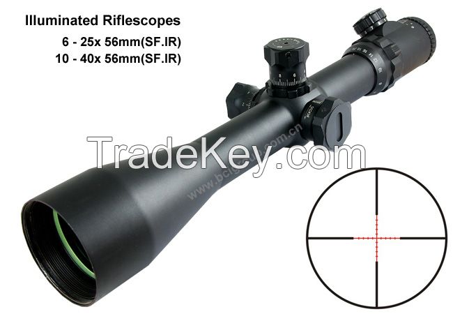 illuminated riflescopes, Monocular telescope