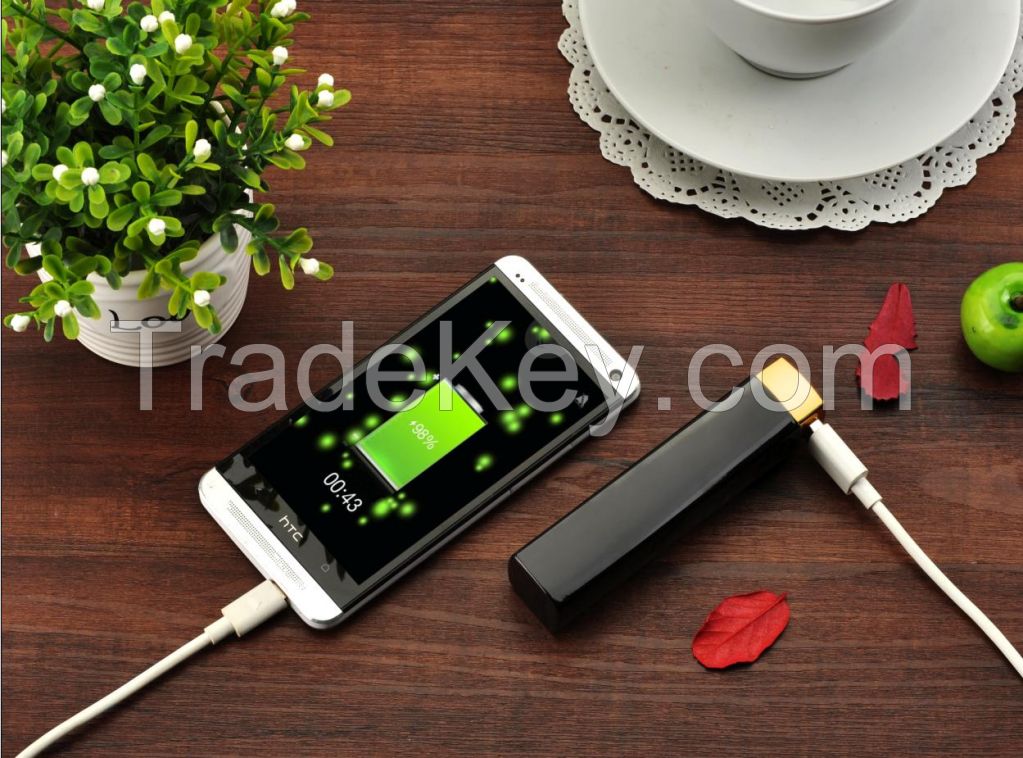 Lipstick power bank3000mAh unique design, hot selling