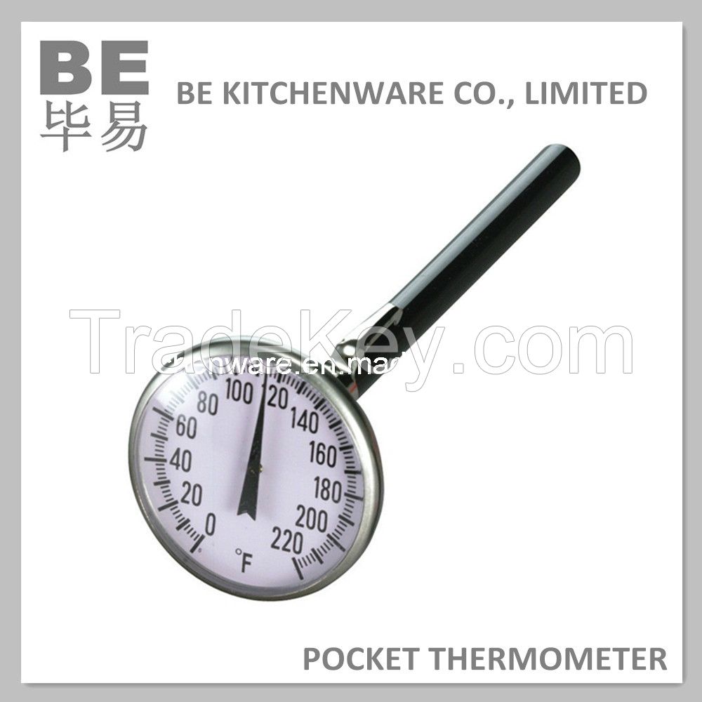 Kitchen Probe Multi-Usage Dial Plastic Round Thermometer (BE-3001)