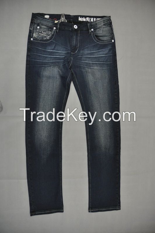 kp007 2015 New Style Blue Jeans! Men's brand jeans!Design any pattern u want!