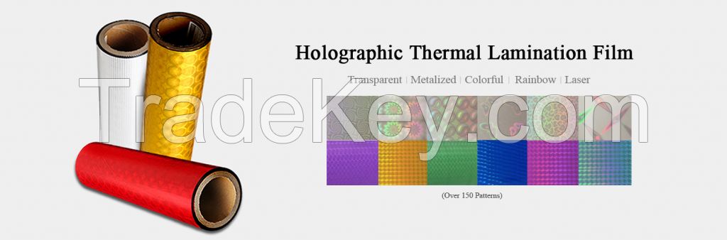 BOPP/PET Holographic Thermal Lamination Film