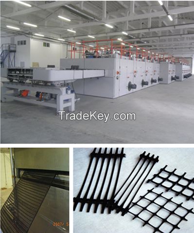 Geogrid/Geo-net production line machine,2m/4m length.