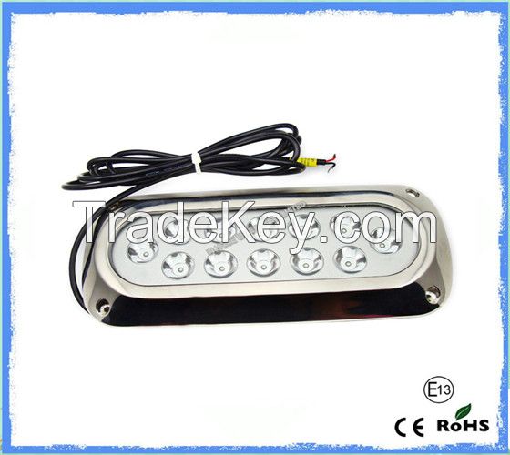 2015 high quality IP68 waterproof boat led light, 6x1w underwater yacht light/marine led light