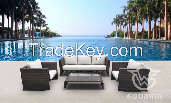 high quality outdoor furniture patio furniture rattan sofa set