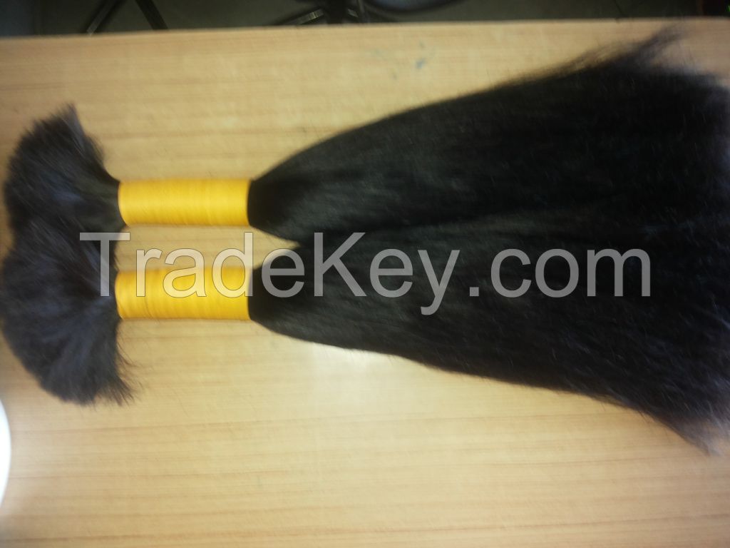 Non Remy Hair Bulk Double Drawn