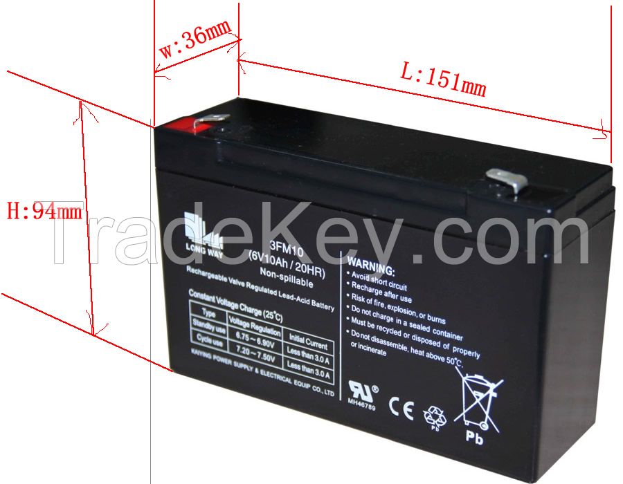 12V7ah(6FM7) UPS Valve Regulated Lead Acid Battery