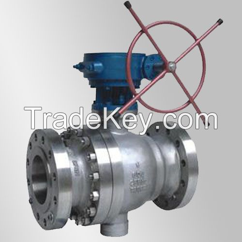 Cast Steel Trunnion Ball Valve 