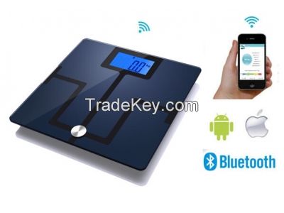 Wholesale Bluetooth Body Fat Scale Health Care Analyzer Easily Controlled by iOS/Android Smartphones