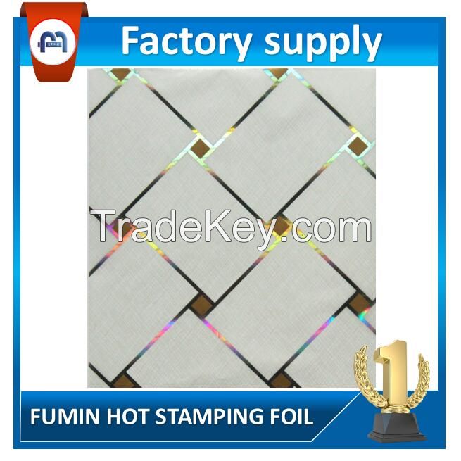 Hot stamping foil for PVC  wall panel heat printing transfer film