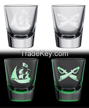 Night Luminous Glass Mug