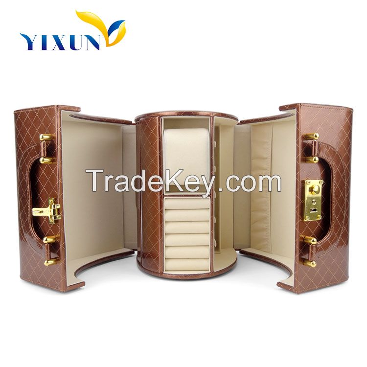 High quality Customized Handmade Luxury Leather Jewelry Box