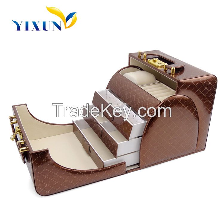 High quality Customized Handmade Luxury Leather Jewelry Box