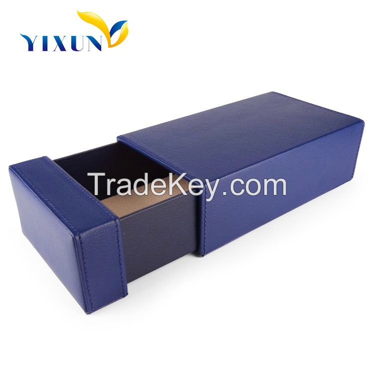 New design and nice shape custom luxury leather jewelry box