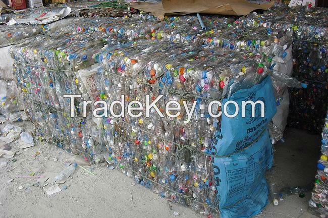 PET BOTTLE SCRAP IN BALES