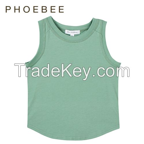 Sleeveless Cotton Children Clothing for Kids