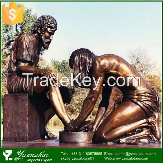 Famous life size bronze sculpture