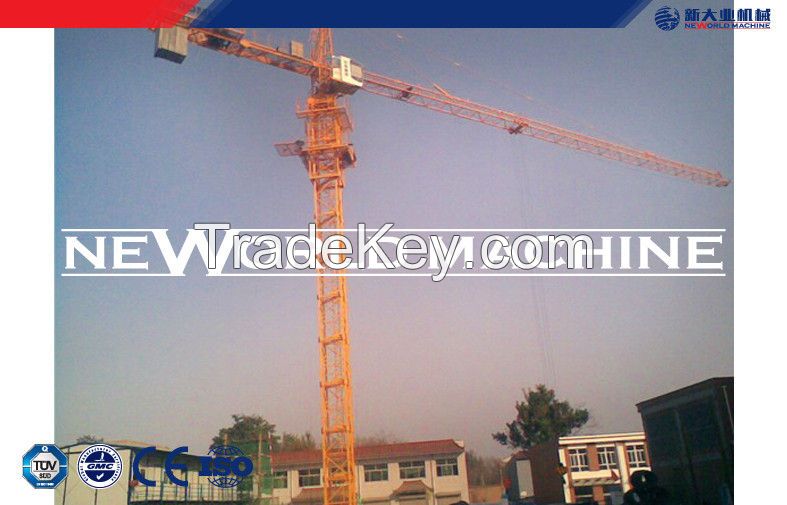 8 Ton Tower Crane Safety , Free Height 60 Meters Max Height 200 Meters