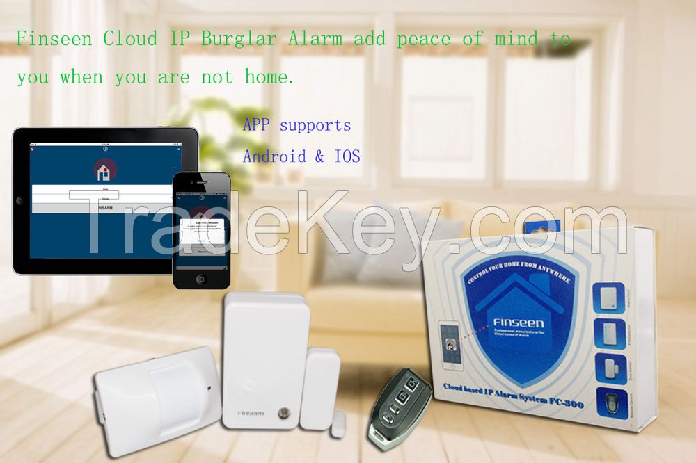 New technology product in China Finseen 868MHz intelligent IP cloud alarm with app control