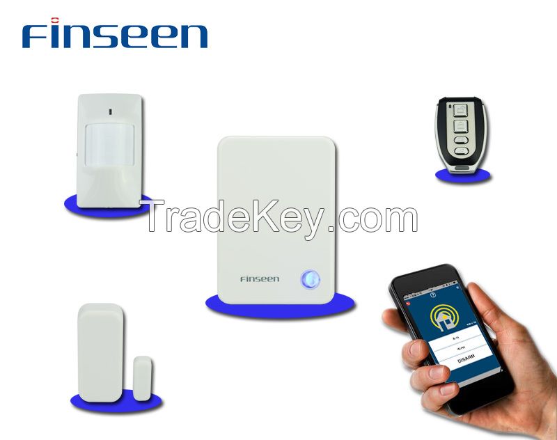 Smart home designs 433/868MHz IP based Cloud home alarm