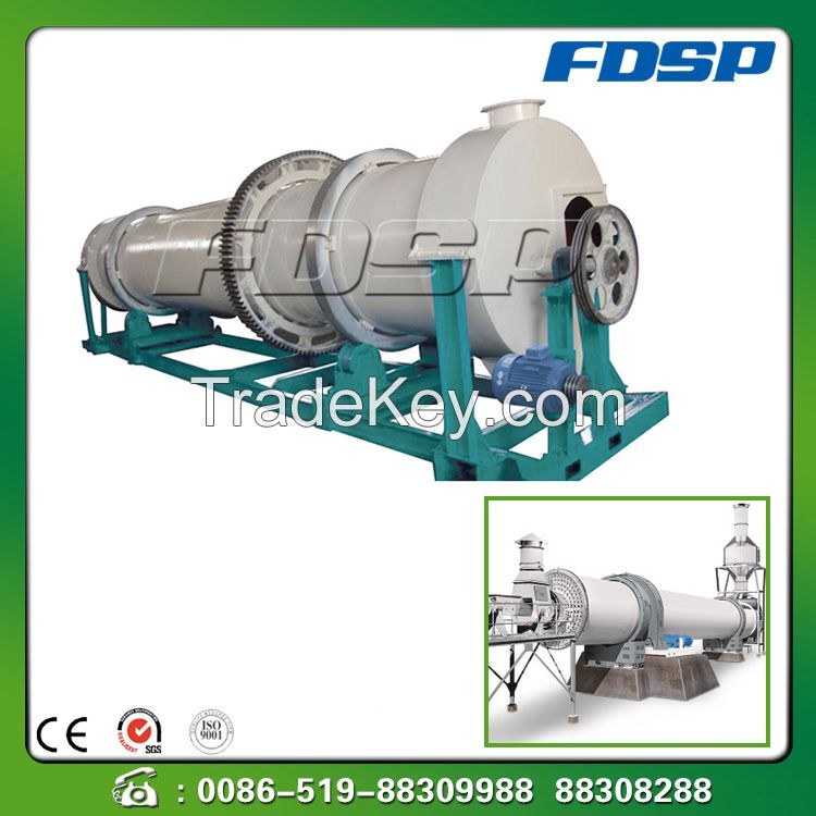 Triple barrel rotary dryer