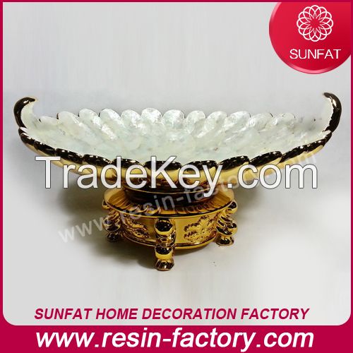 Ancient art crafts resin fruit dish