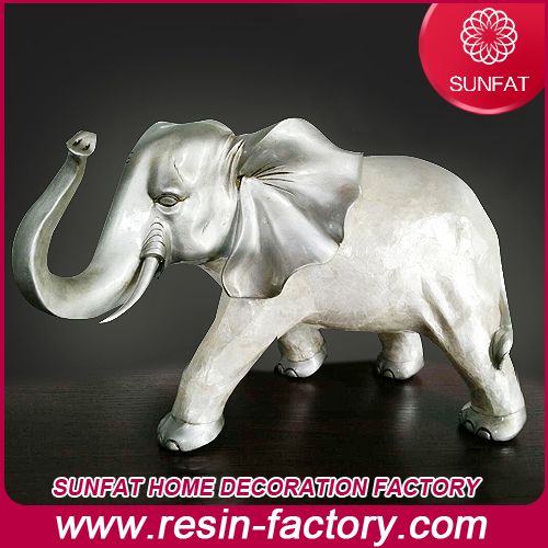 For home decoration Modern fashion Interior decoration Luxurious Resin crafts Auspicious Elephant Decoration