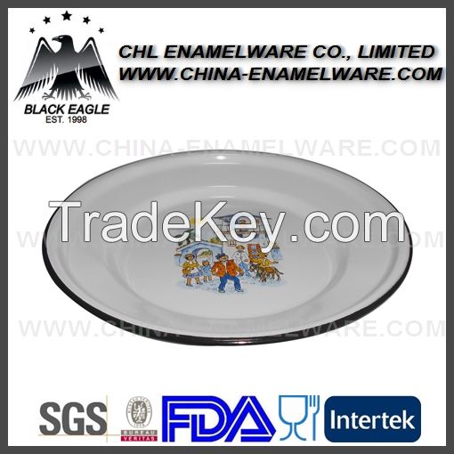 Factory direct China wholesale enamel plate