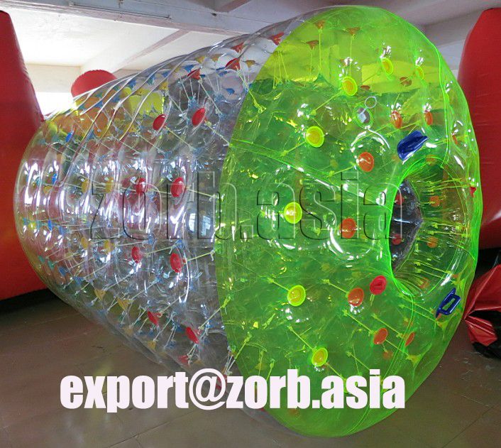 Inflatable water roller, water walking roller, water cylinder wheel