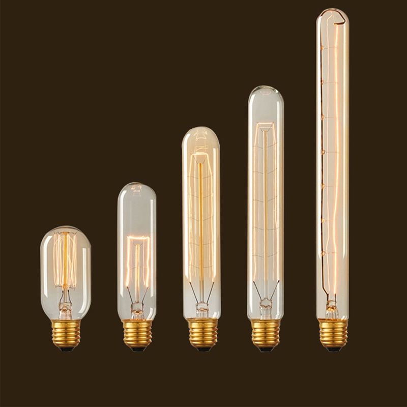 25W 40W 60W Antique Vintage Edison Light Bulb Incandescent Lamp A19 ST45 ST58 ST64 C35 T20 T30 T45 G80 G95 G125 Retro Decorative Filament Bulb