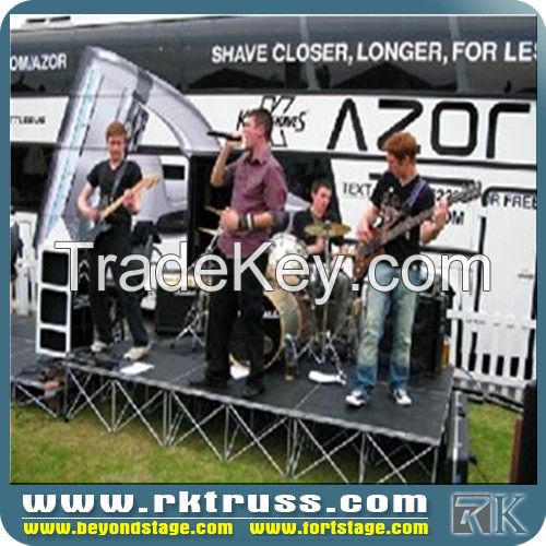 Portable smart stage/ folding stage /movable stage for outdoor event 