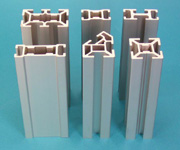 Aluminium frames for windows and doors