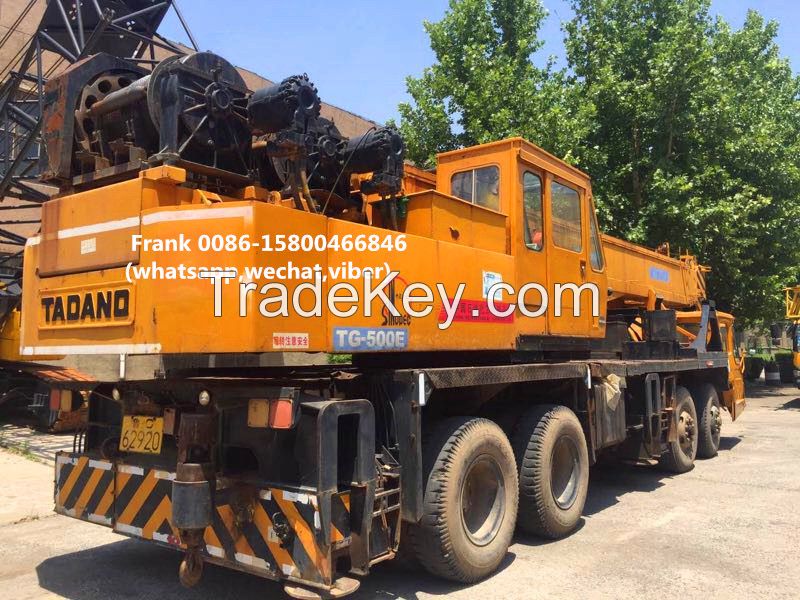 TADANO crane 50t, japan truck crane tadano