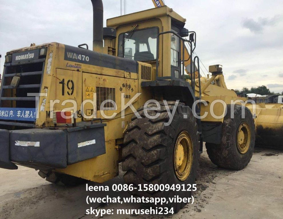 used komatsu wa470-3 wheel loader