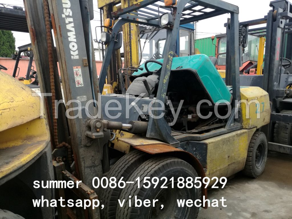 used 5tons komatsu forklift price, japanese forklift , used forklift for sale