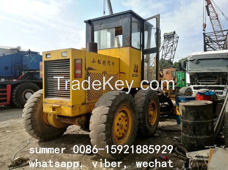 used komatsu GD365 motor grader made in japan, used grader for sale