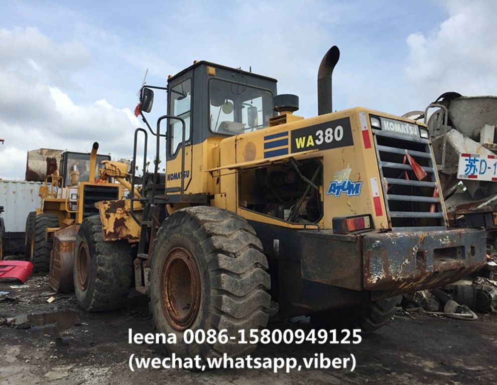 used komatsu wa380-3 wheel loader