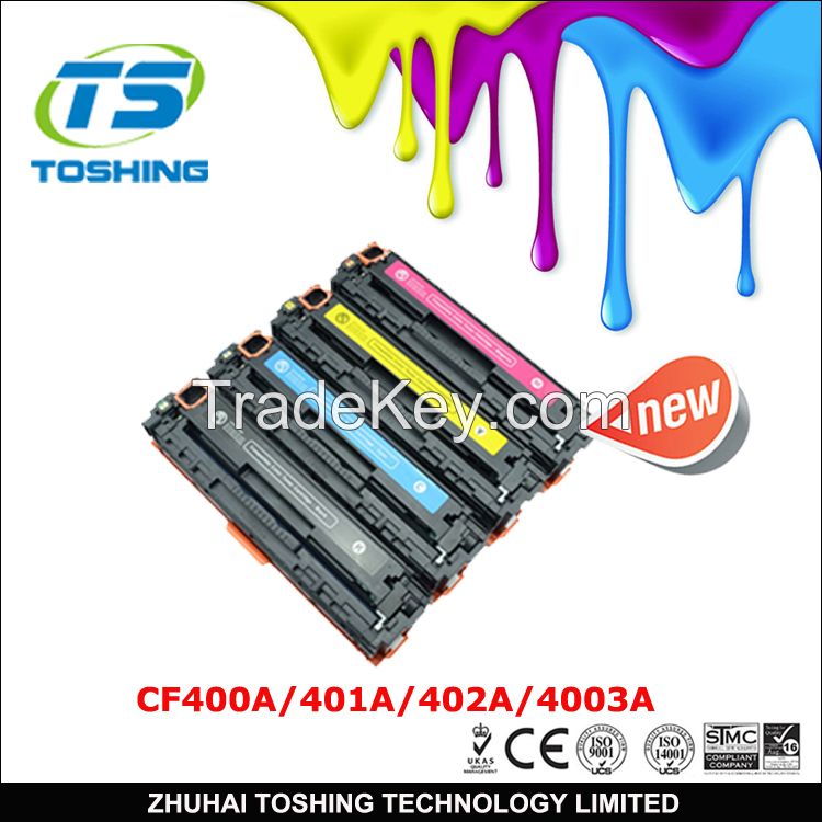 Compatible HP CF400A/401A/402A/403A toner cartridge for HP 252