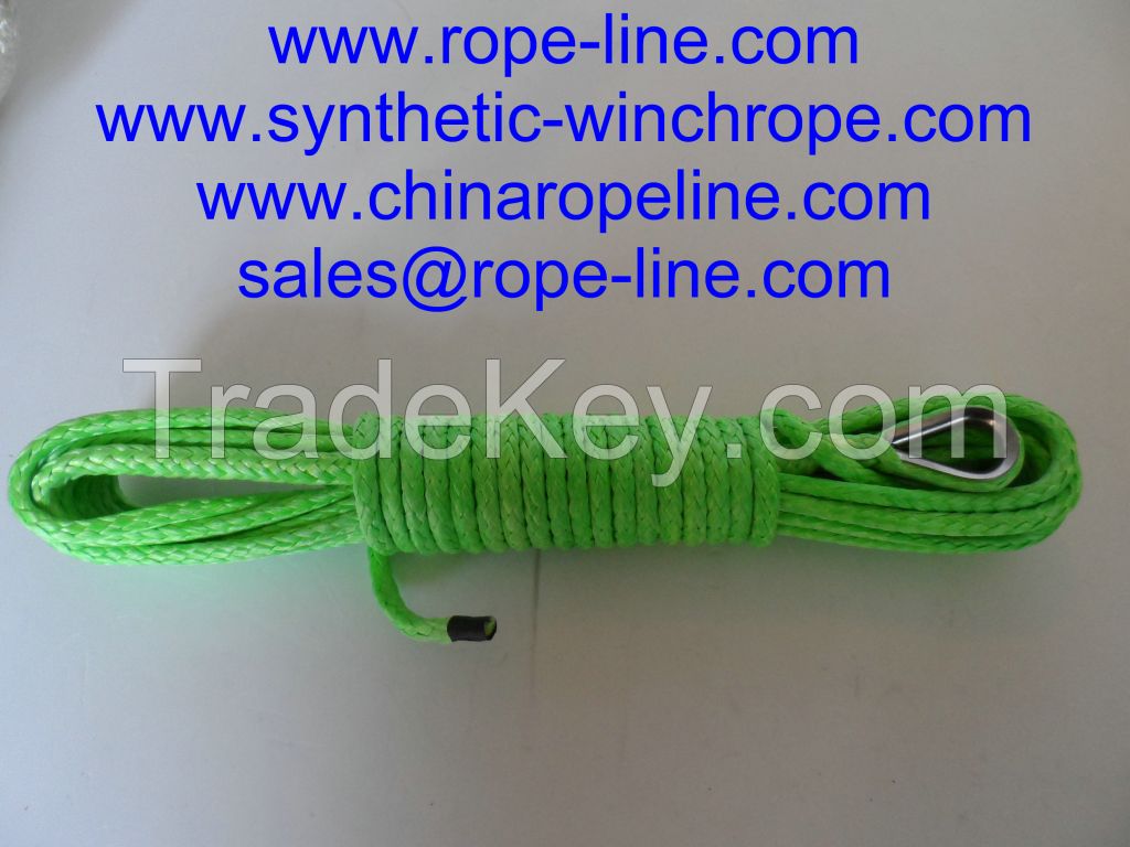 synthetic  winch rope replace wire rope