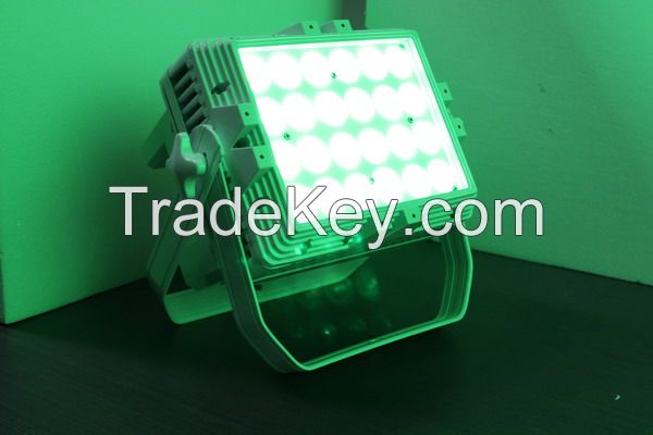 24pcs 10w quad rgbw waterproof led par can light