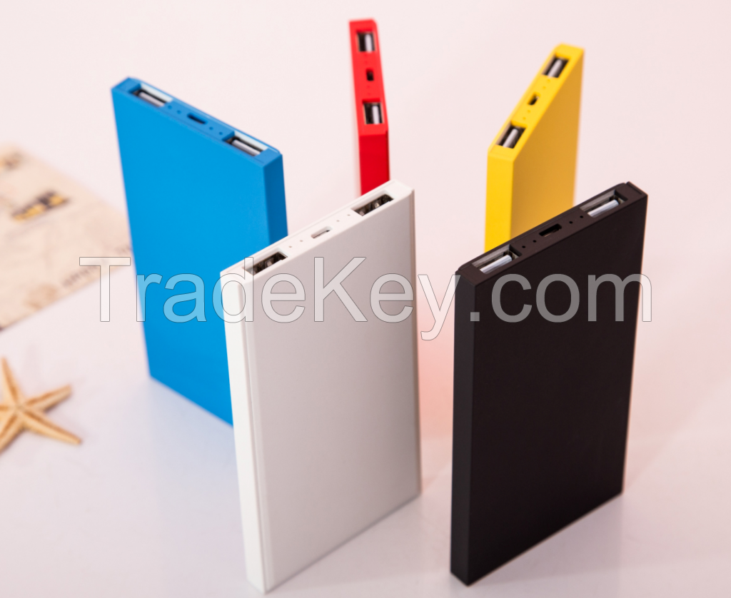 MIQ dual output li-polymer battery power bank 4000MAH