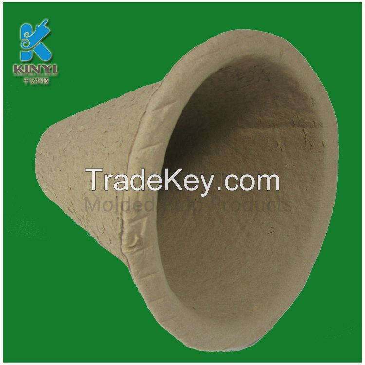 Disposable Fiber Pulp Molded Garden Plant Pots Wholesale