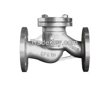 Stainless steel lifting check valve