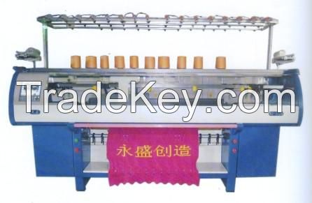 Full jacquard knitting machine dual system computer  machinery