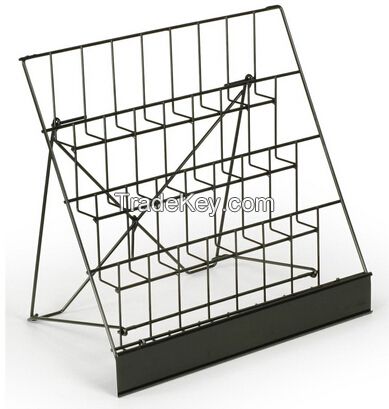 Black WireCD/DVD Display Rack