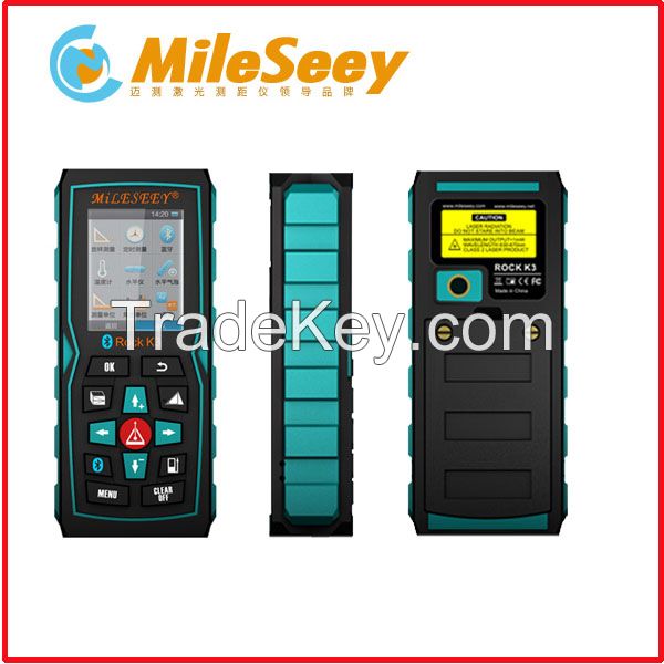 Mileseey Factory Price K3 OEM Bluetooth Distance Laser Meter Laser Rangefinder Laser Ruler 100m