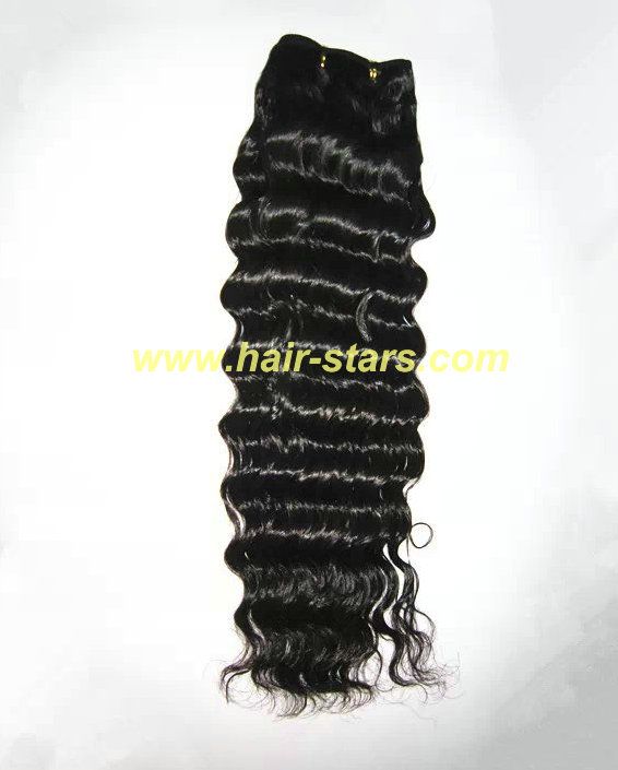 Brazilian virgin hair Deep wave weft