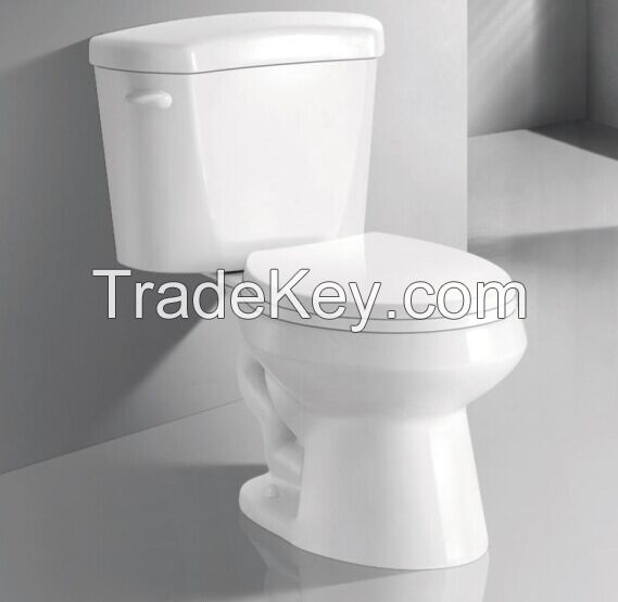 Nano ceramic sanitary wares 2 pieces toiles with CUPC certificate 