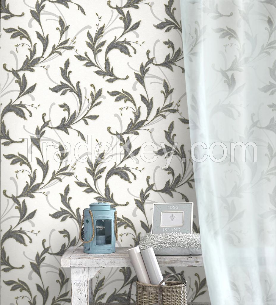 Wallpapers waterproof embossed stencilled foam duplex