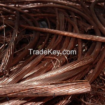 Bright copper wire